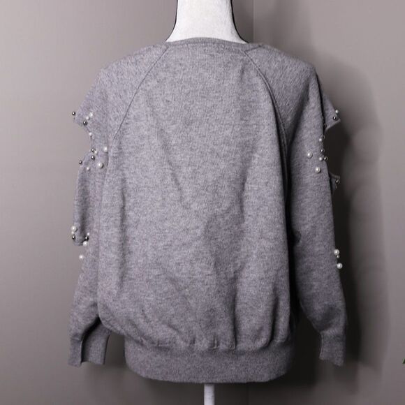 Elan Cutout Embellished Pullover Sweater - Picture 5 of 7